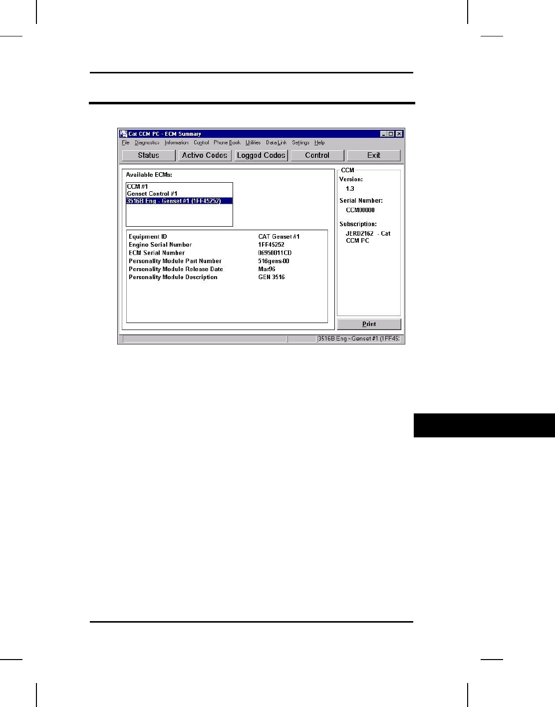 Caterpillar Customer Communication Module PC Page 71 of 113 CCM CAT