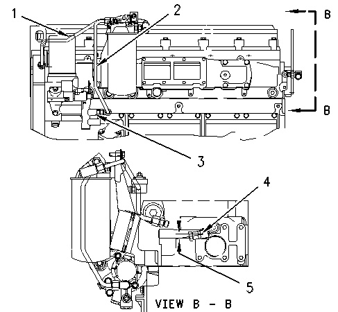 3126b Industrial Engine - Fuel Filter Lines - Cat Engines Troubleshooting