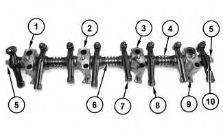 C B Tier Interim And Eu Stage A Engines For Caterpillar Built Machines Rocker Shaft